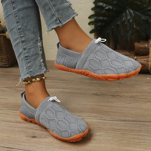 Black slip-on shoes