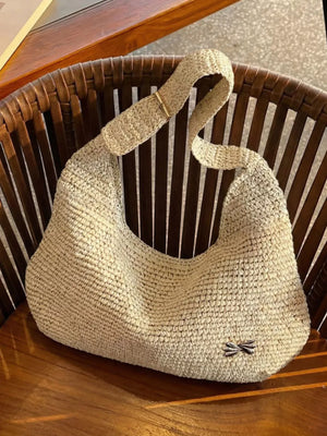 Woven Casual Beach Shoulder Bag option 5