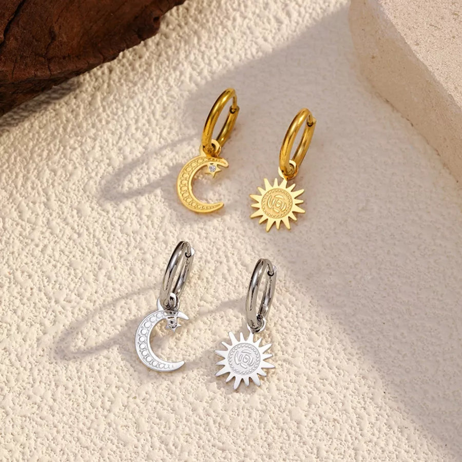 18K Gold-Plated,Stainless Steel,Silver-plated Care instructions: Avoid wearing d earrings in Gray with dangle silhouette