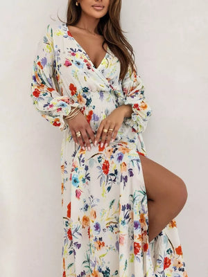 maxi dress featuring floral in Mustard with 95% polyester, 5% spandex Care instructions: Machine wash cold texture