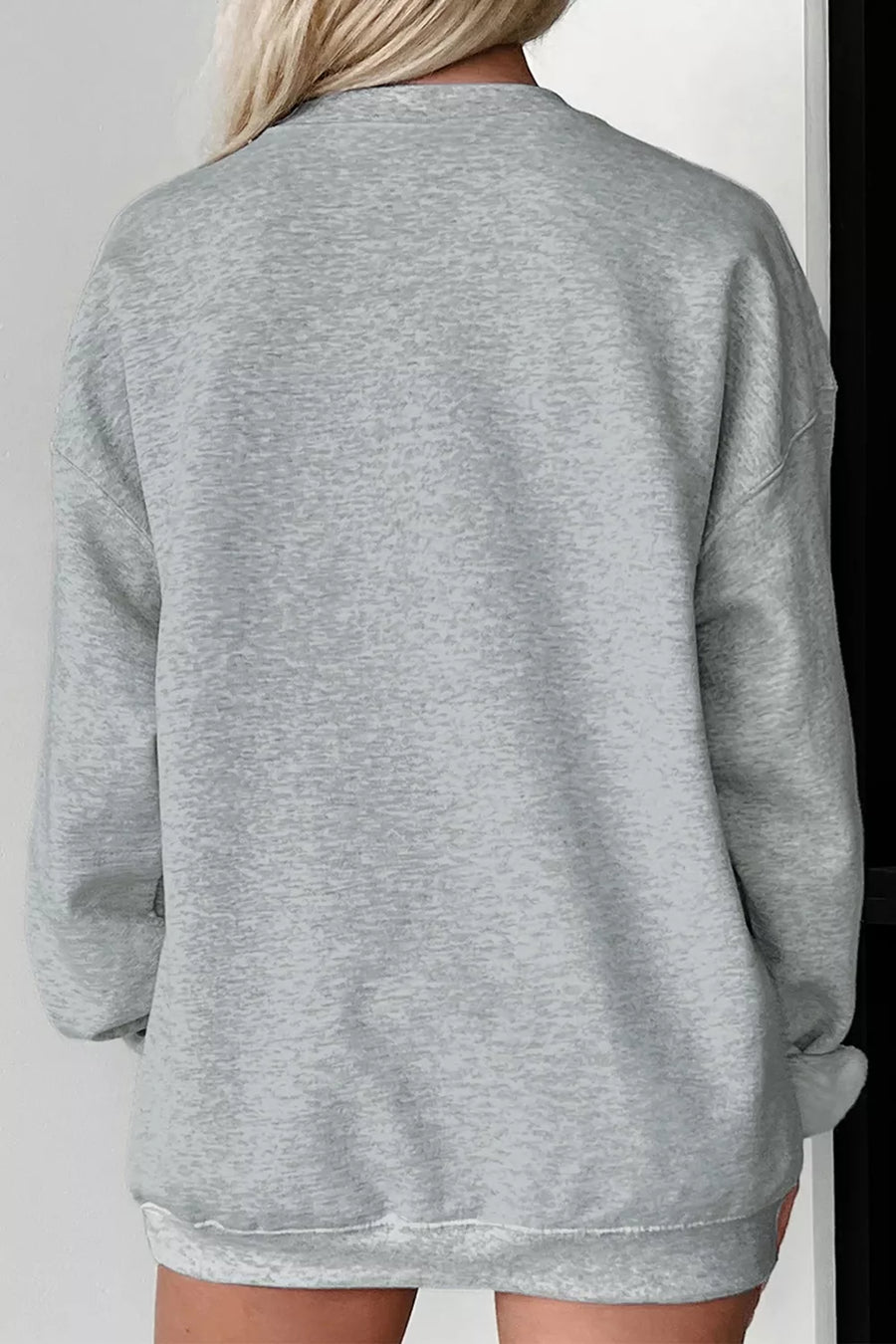 sweatshirt in orange with floral and graphic print