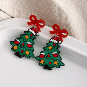 scarlet red earrings featuring drop earrings and novelty