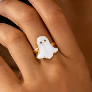 white ring with novelty and n/a