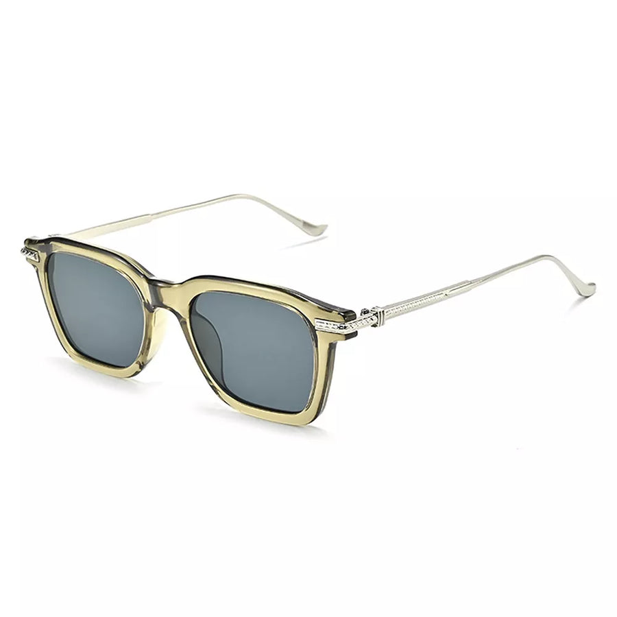 Vintage Square Frame Sunglasses in Style A with UV400 protection
