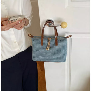 Polyester Imported Size & crossbody bag in Blue with structured silhouette