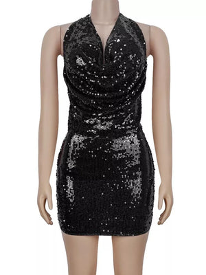 100% polyester Care instructions: Machine wash cold two-piece set in Black with fitted silhouette