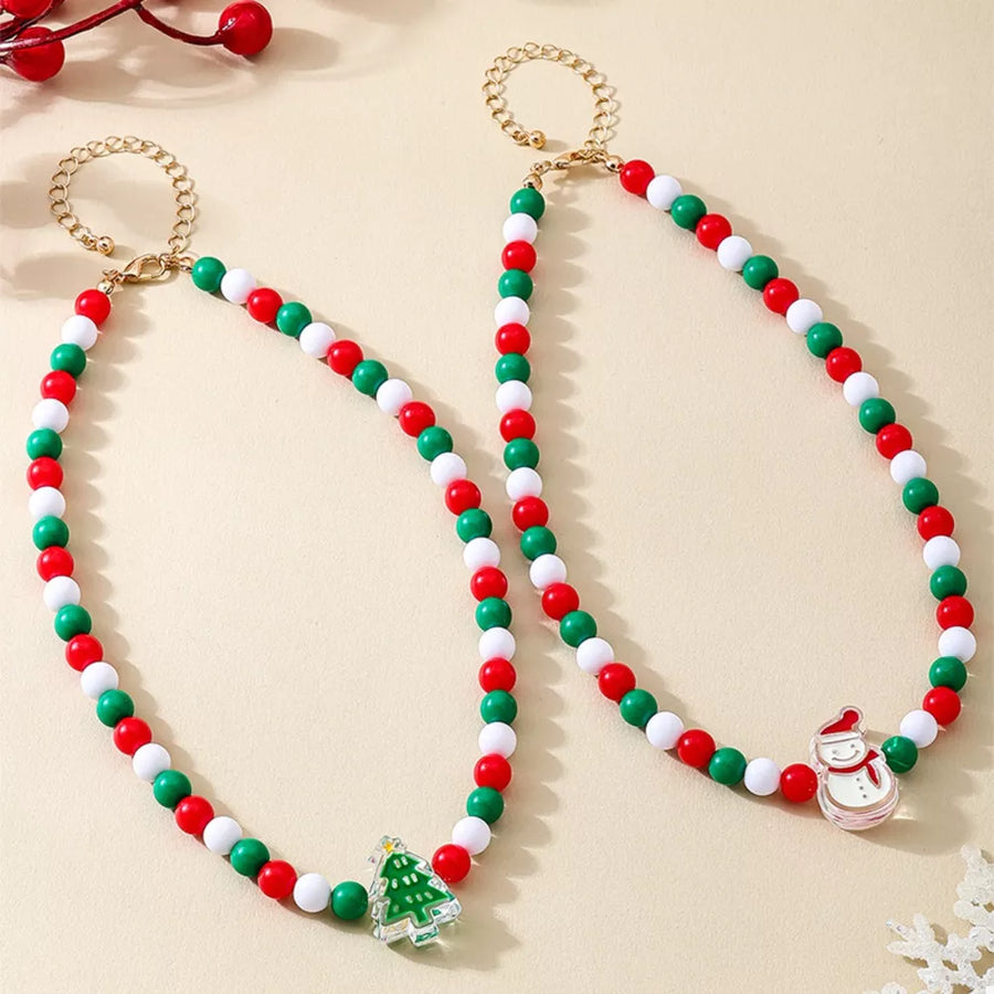 Acrylic Care instructions: 1 Jewelry Set in green with circular silhouette