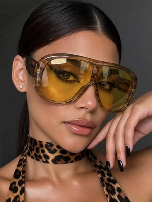 Oversized Sunglasses With Tinted Lenses in Style B with UV protection