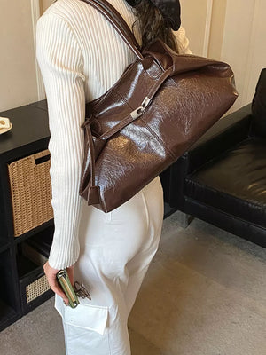 Pu Leather Shoulder Bag option 6