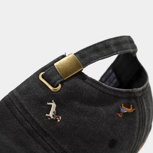 navy blue cap