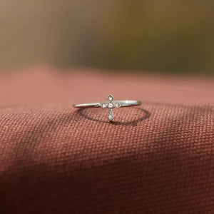 minimalist ring in silver with n/a