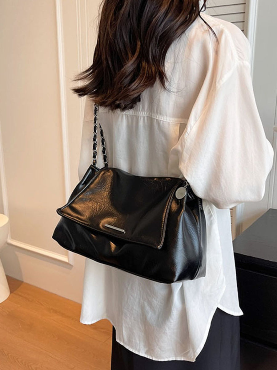 Black shoulder bag