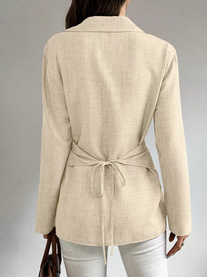 100% polyester Care instructions: Machine wash cold blouse in Apricot with regular silhouette