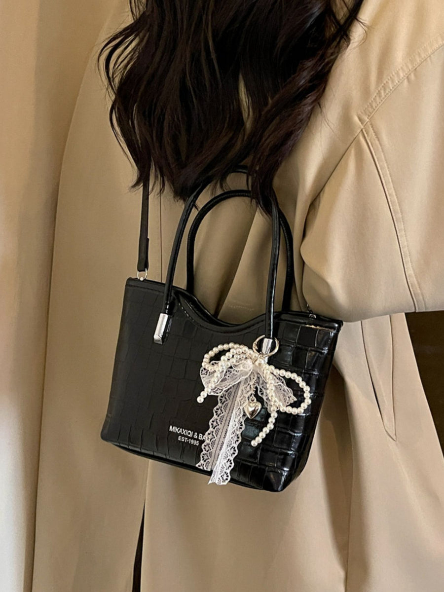 Off-white crossbody bag with small and zip