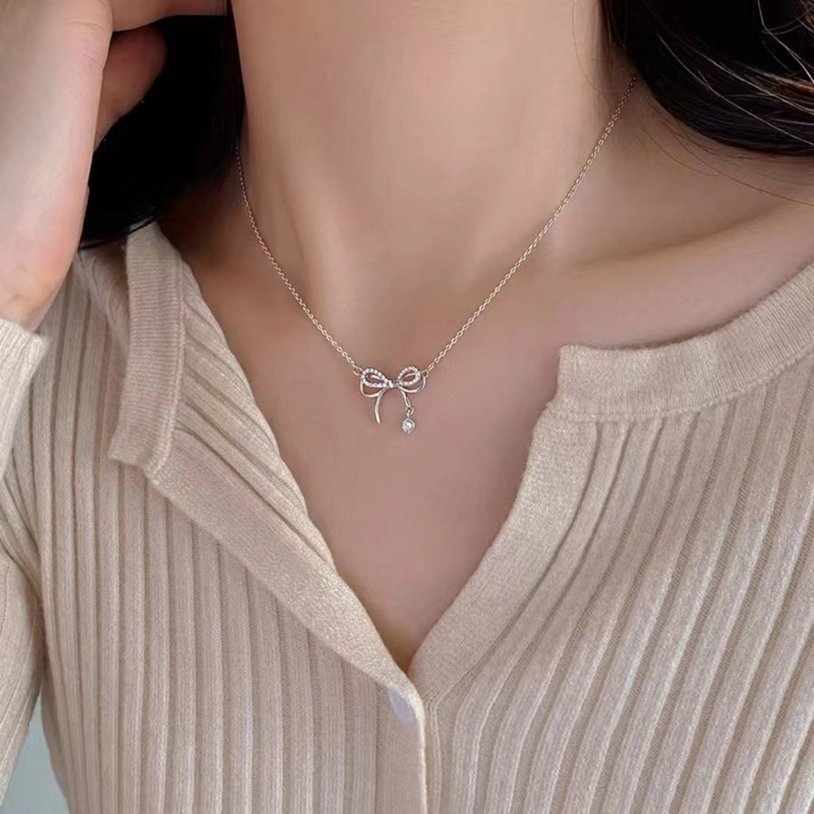925 sterling silver,Zircon Care instructions: Avoid wearing during exercise, as necklace in Silver with straight silhouette