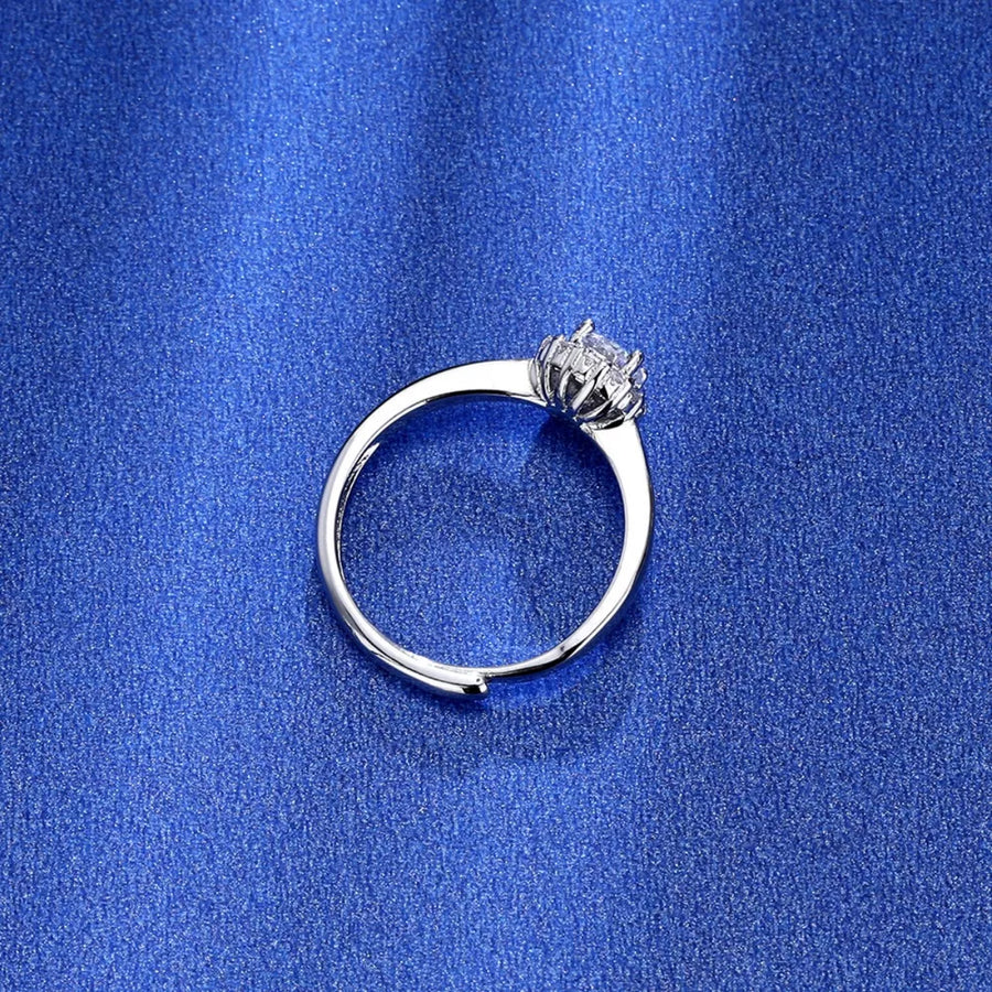 silver ring with none and none