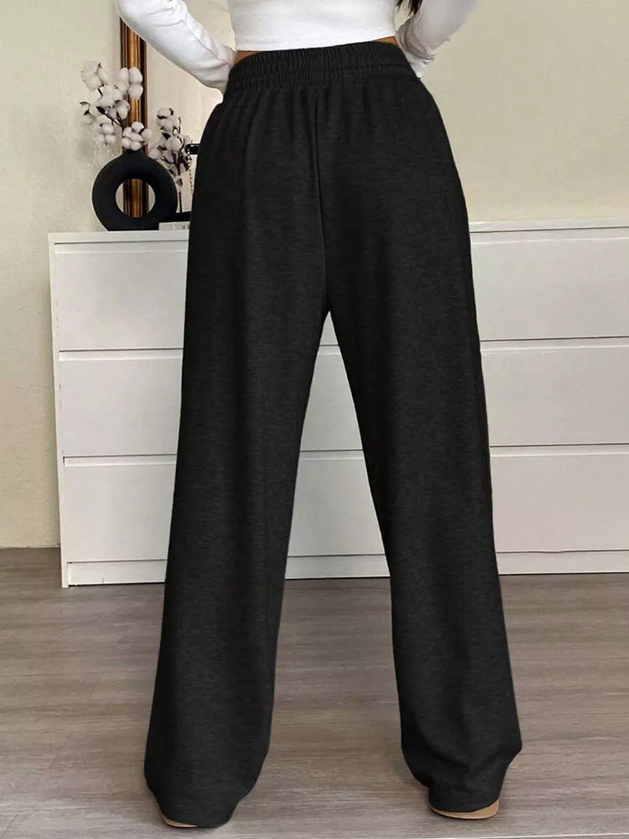 100% polyester Care instructions: Machine wash cold wide-leg pants in Apricot with wide-leg silhouette