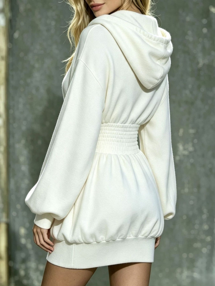 100% polyester Care instructions: Machine wash cold sweater dress in Pink with A-line silhouette