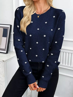 Navy pullover sweater