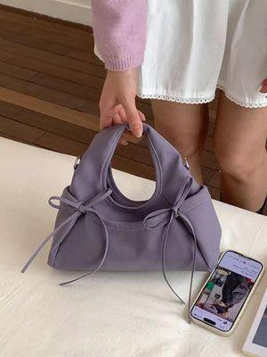 Pink Purple crossbody bag with small and not applicable