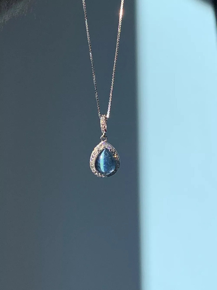 silver necklace with choker and lobster clasp