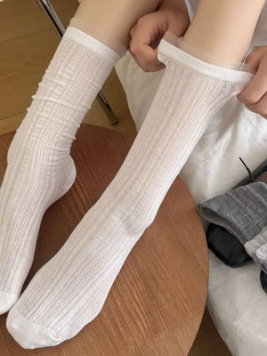 Dark Gray fitted socks with N/A