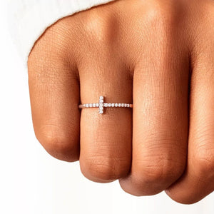 18K Rose Gold-Plated,925 sterling silver,Zircon Care instructions: Avoid wearing ring in clear with fitted silhouette