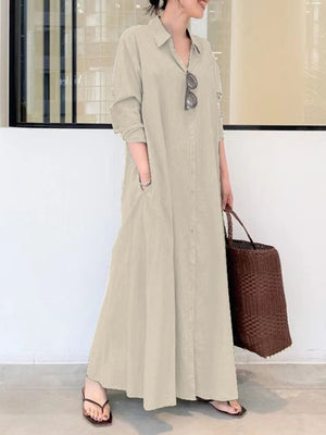 shirt dress in Royal Blue