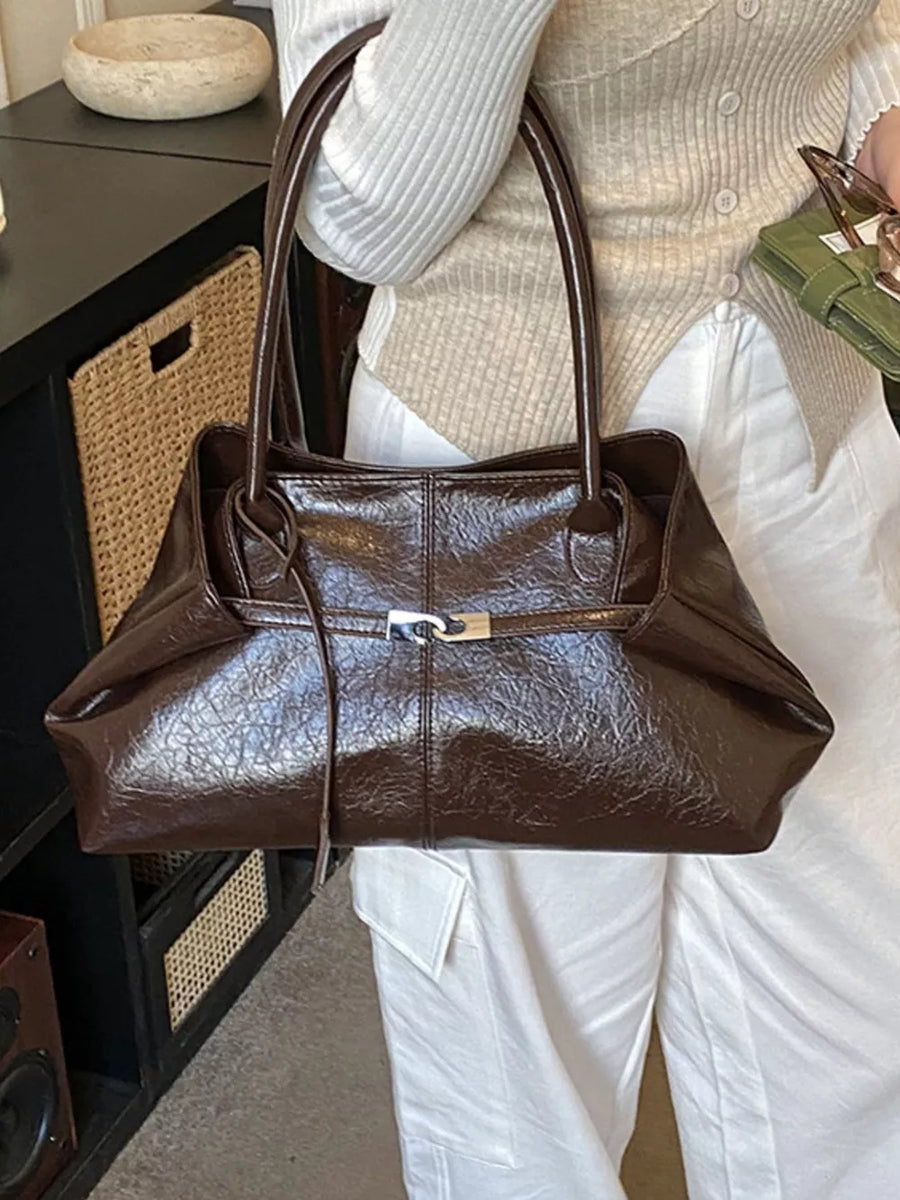 Pu Leather Shoulder Bag option 8
