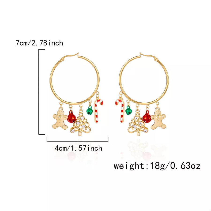 glam earrings in Gold with N/A