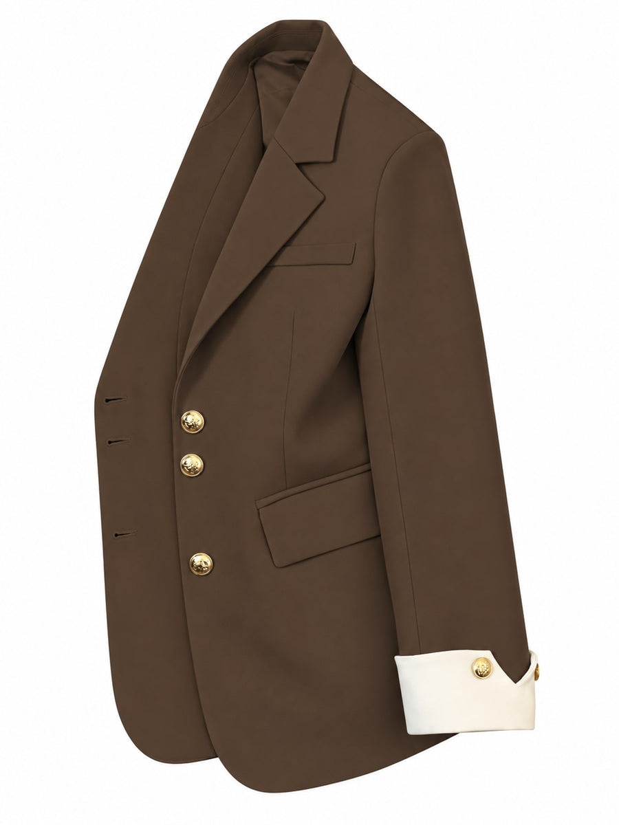 Coffee blazer