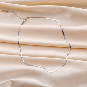 necklace in Silver with adjustable length and collar length