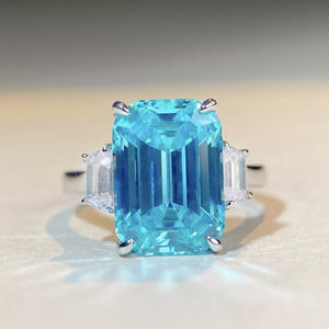glam ring in Cerulean with none