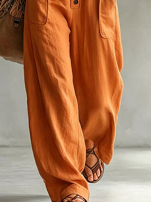 Black jumpsuit with full-length and button-front