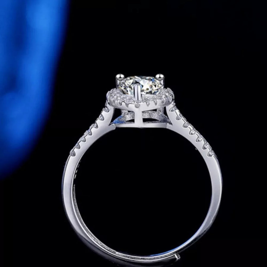 silver ring with none and none