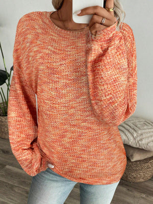 100% polyester Care instructions: Machine wash cold pullover sweater in Blue with relaxed silhouette
