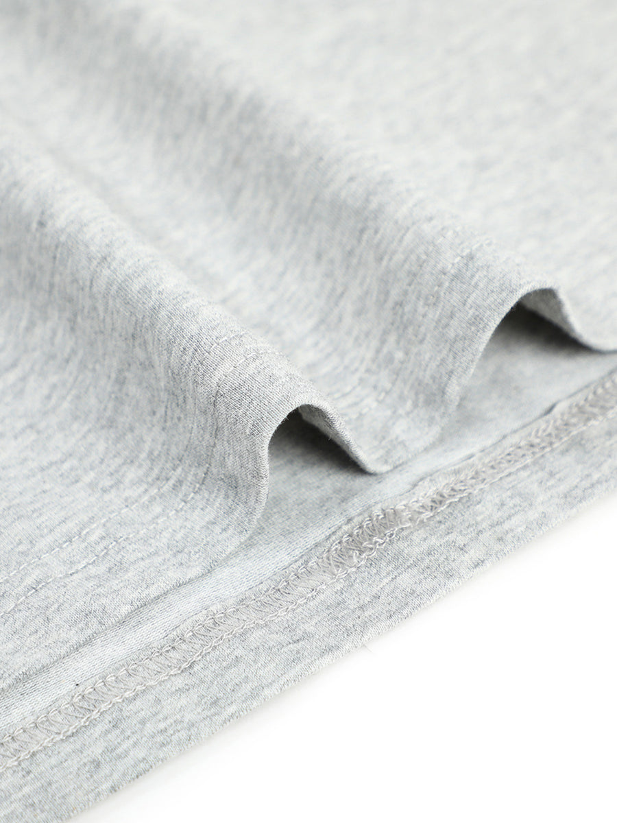 White regular t-shirt with crew neck