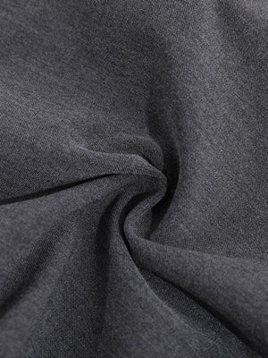 capris in charcoal gray with high-waisted and capri