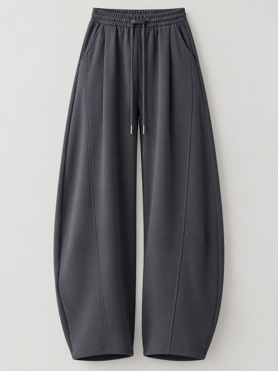 sweatpants in Black-Spring And Fall-Tall