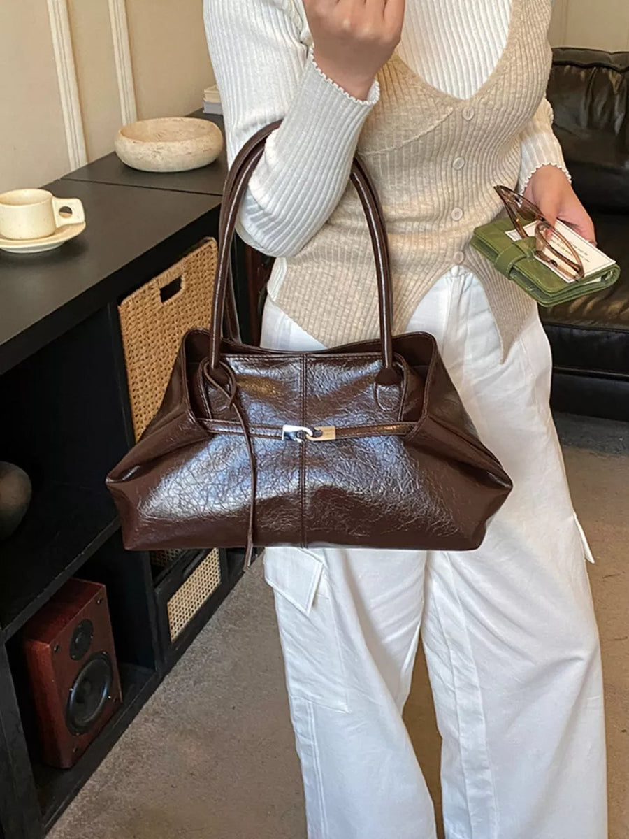 Pu Leather Shoulder Bag option 5