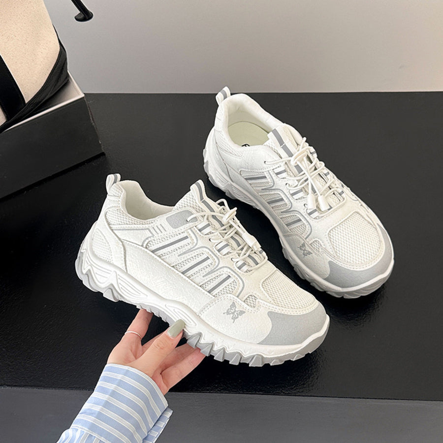 Pink sneakers