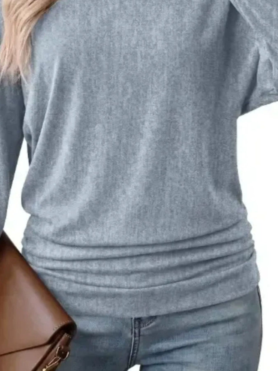 modern t-shirt in Khaki with crew neck
