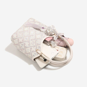 Geometric Pattern Small Handbag Tote Bag