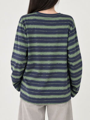ivory t-shirt with pullover and striped