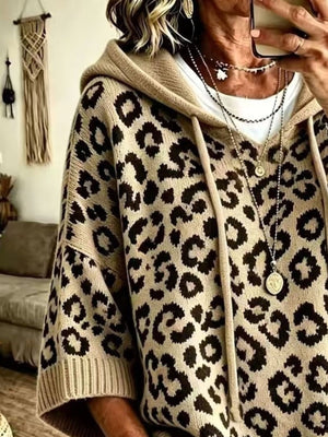 Blue pullover hoodie with hip-length and pullover