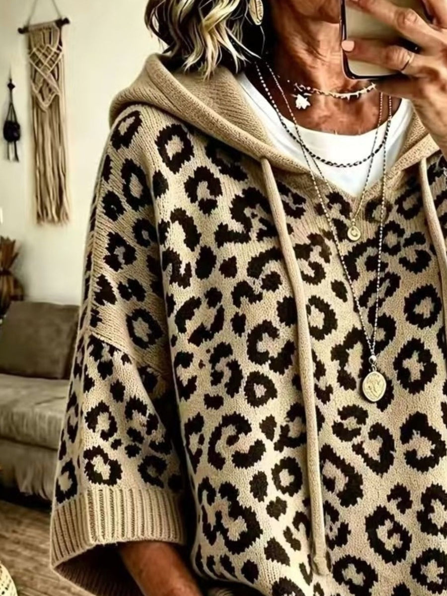 Blue pullover hoodie with hip-length and pullover