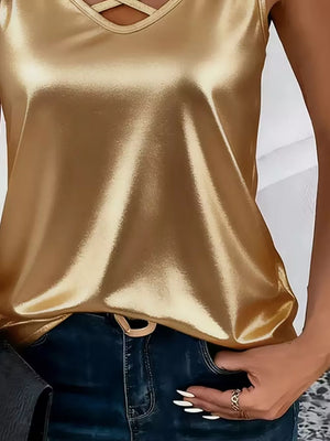 100% polyester Care instructions: Machine wash cold tank top in Wine Red with relaxed silhouette