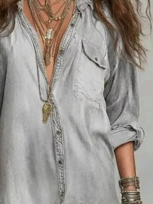 shirt dress in White