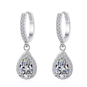 Silver earrings