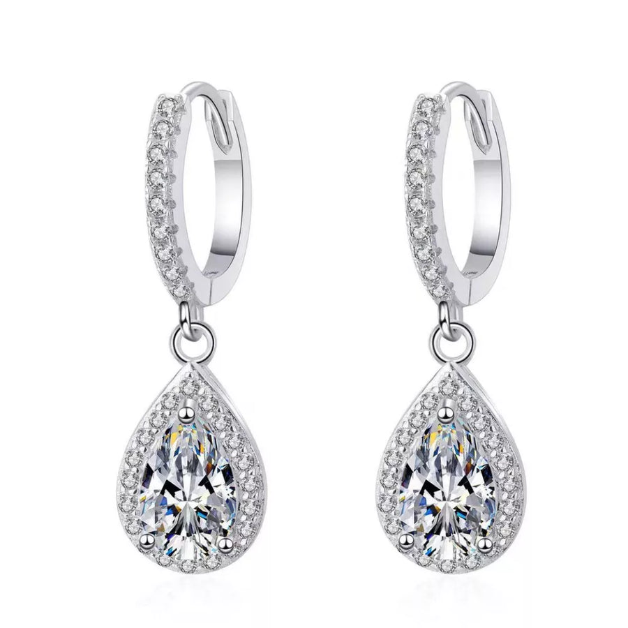 Silver earrings